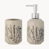 Sale Bloomingville Accessoires de salle de bain faits main Bea, 2 élém.