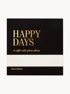 Outlet Printworks Album photo Happy Days Noir, doré