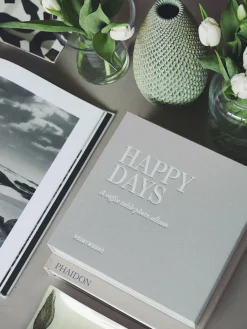 Hot Printworks Album photo Happy Days Gris clair, blanc
