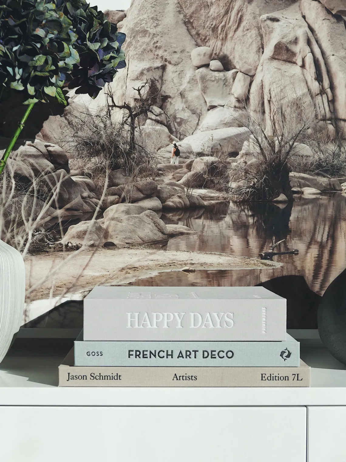Hot Printworks Album photo Happy Days Gris clair, blanc