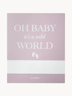 Discount Printworks Album photos Baby It's A Wild World Rose pâle, blanc