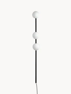 Fashion Houseof Applique murale artisanale avec prise secteur Bar Noir