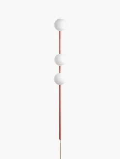 Best Houseof Applique murale artisanale avec prise secteur Bar Rouge corail