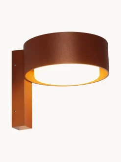 Best Marset Applique murale d'extérieur LED soufflée bouche Plaff-On!, intensité lumineuse variable Blanc, terracotta