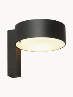 Best Marset Applique murale d'extérieur LED soufflée bouche Plaff-On!, intensité lumineuse variable Blanc, noir