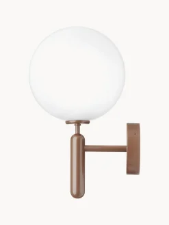 Sale Nuura Applique murale d'extérieur Miira Brun, blanc