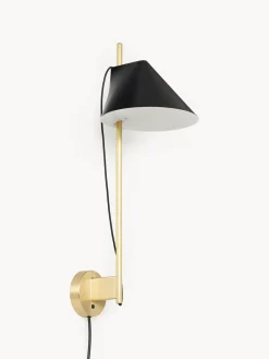 New Louis Poulsen Applique murale LED à intensité variable avec fonction minuterie Yuh Noir, laiton