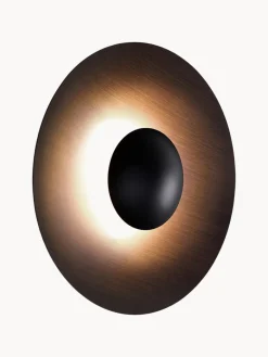 Best Marset Applique murale LED à intensité variable Ginger, tailles variées Bois foncé, noir