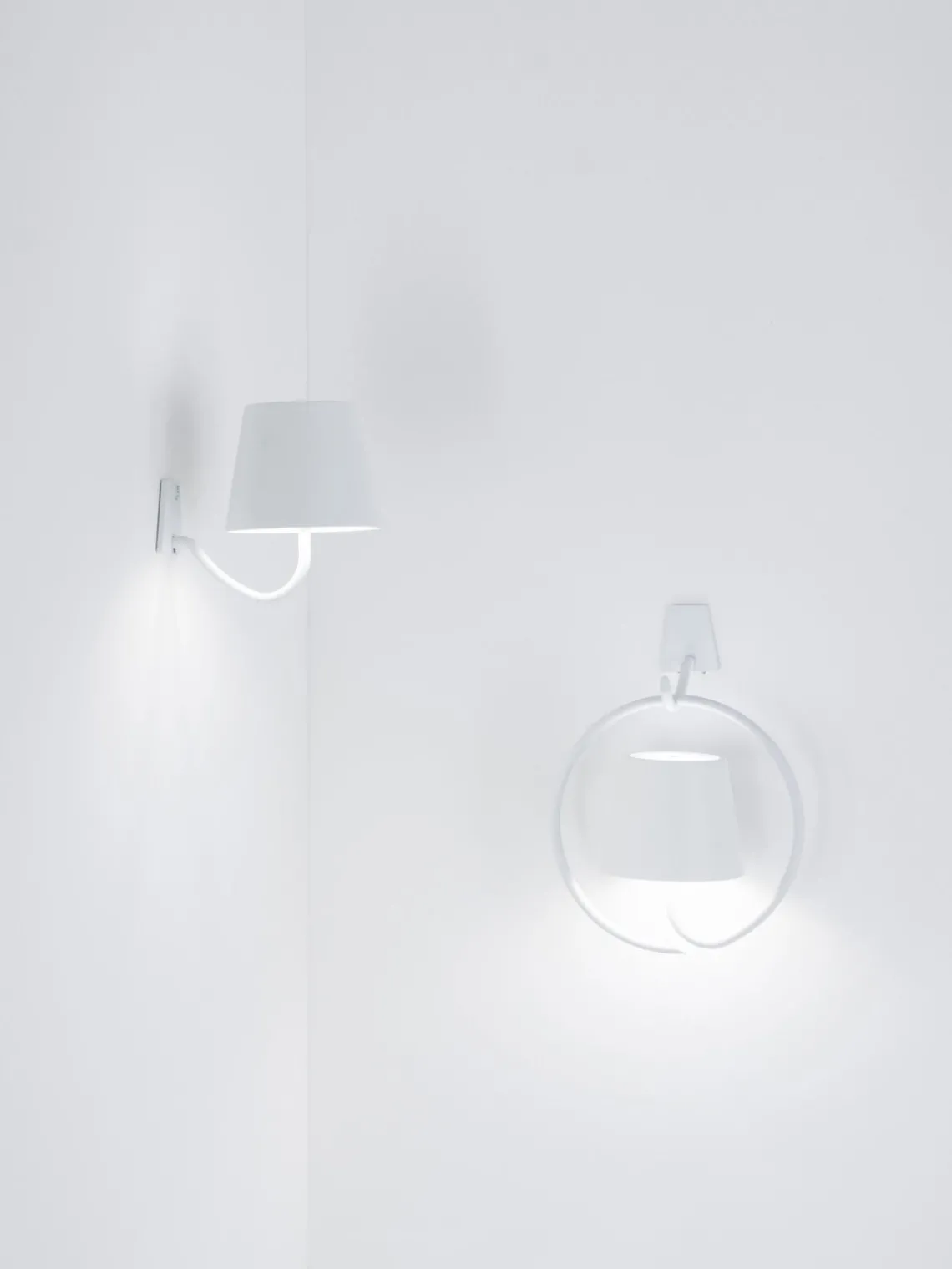 Best zafferano Applique murale LED à intensité variable Poldina Blanc, mat