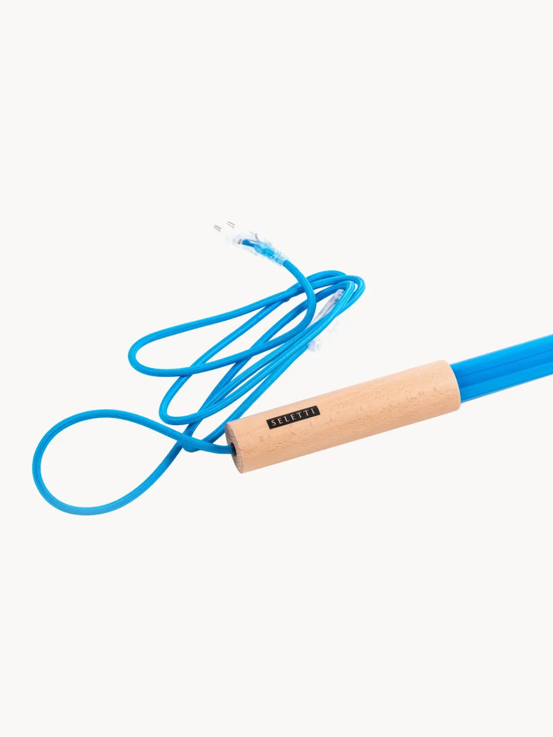 Outlet SELETTI Applique murale LED avec prise secteur Linea Bleu