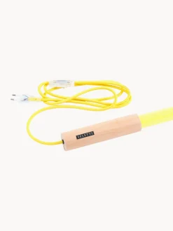 Discount SELETTI Applique murale LED avec prise secteur Linea Jaune citron
