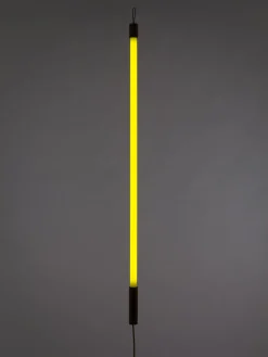 Discount SELETTI Applique murale LED avec prise secteur Linea Jaune citron
