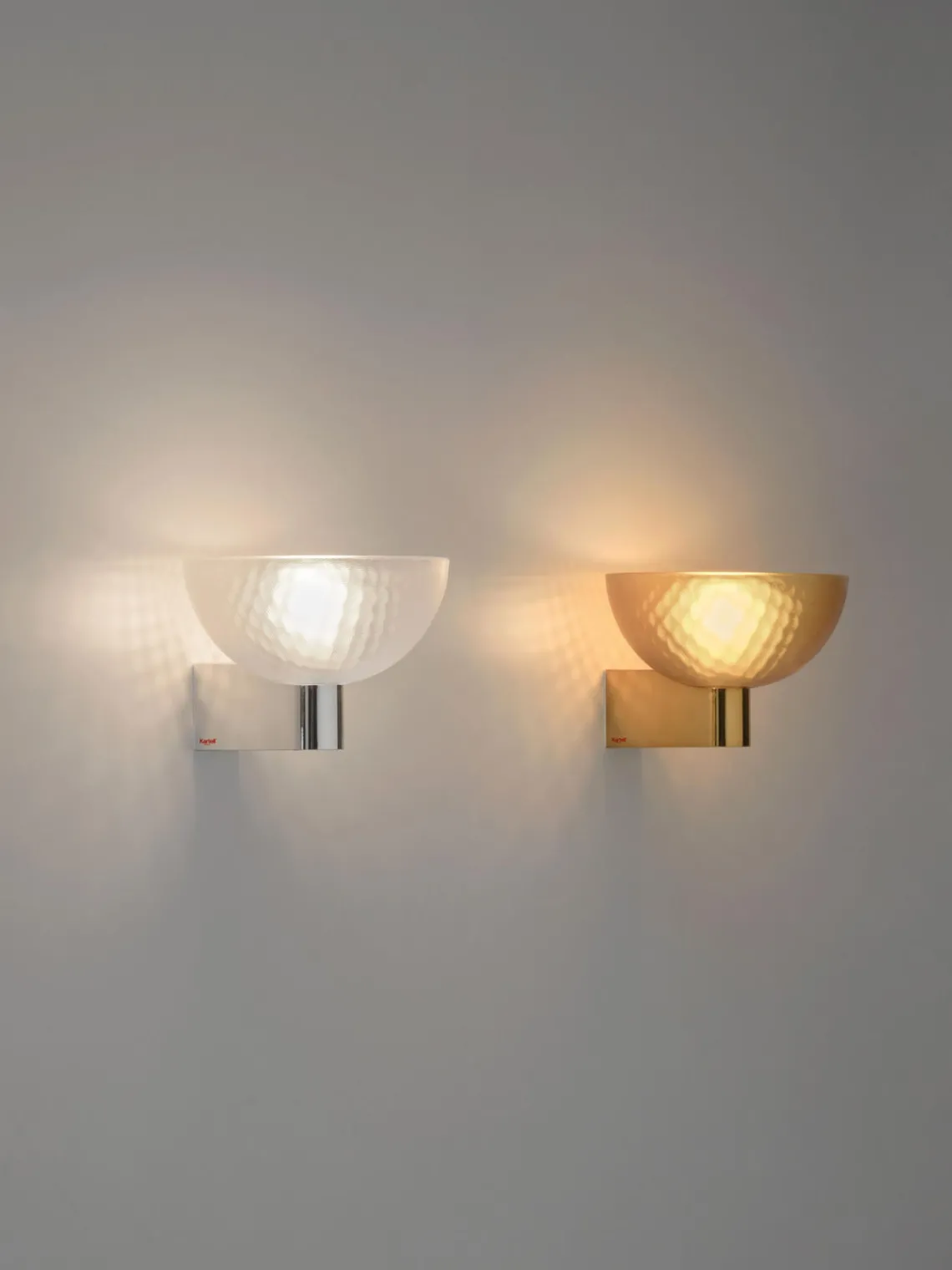 Sale Kartell Applique murale LED intensité variable Fata Doré