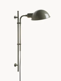 Sale Marset Applique murale orientable avec prise secteur Funiculí Grège, haute brillance