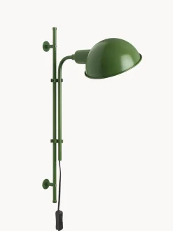 Online Marset Applique murale orientable avec prise secteur Funiculí Vert foncé, haute brillance