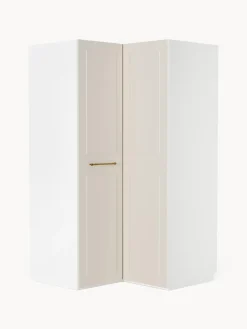 Hot Westwing Collection Armoire d'angle modulaire Charlotte, larg. 115 cm Beige