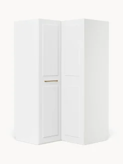 Best Westwing Collection Armoire d'angle modulaire Charlotte, larg. 115 cm Blanc