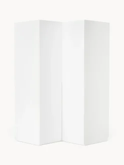 Clearance Westwing Collection Armoire d'angle modulaire Leon, larg. 115 cm Blanc