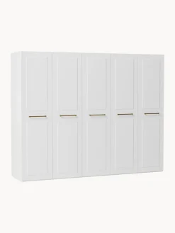 Discount Westwing Collection Armoire modulaire à portes battantes Charlotte, larg. 250 cm, plusieurs variantes Blanc
