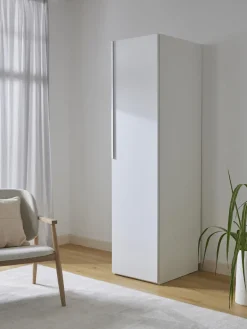 Best Westwing Collection Armoire modulaire à portes battantes Leon, larg. 50 cm, plusieurs variantes Blanc