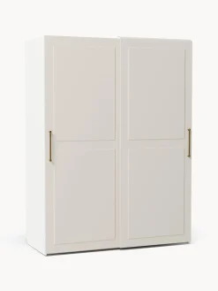 Clearance Westwing Collection Armoire modulaire à portes coulissantes Charlotte, larg. 150 cm, plusieurs variantes Beige