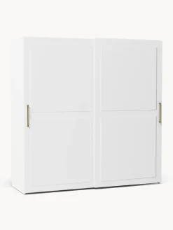 Best Westwing Collection Armoire modulaire à portes coulissantes Charlotte, larg. 200 cm, plusieurs variantes Blanc