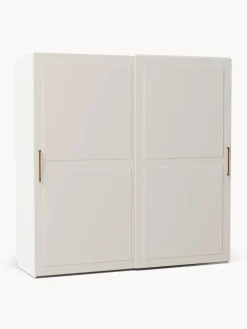 Hot Westwing Collection Armoire modulaire à portes coulissantes Charlotte, larg. 200 cm, plusieurs variantes Beige
