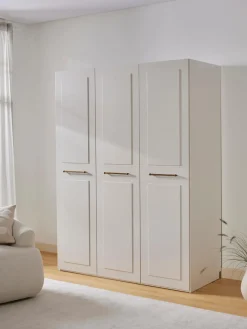 Discount Westwing Collection Armoire modulaire à portes battantes Charlotte, larg. 150 cm, plusieurs variantes Beige