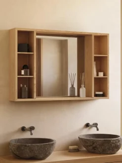 Clearance Westwing Armoire murale avec miroir Parana