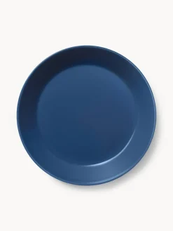 Hot iittala Assiette à dessert en porcelaine Teema Bleu foncé