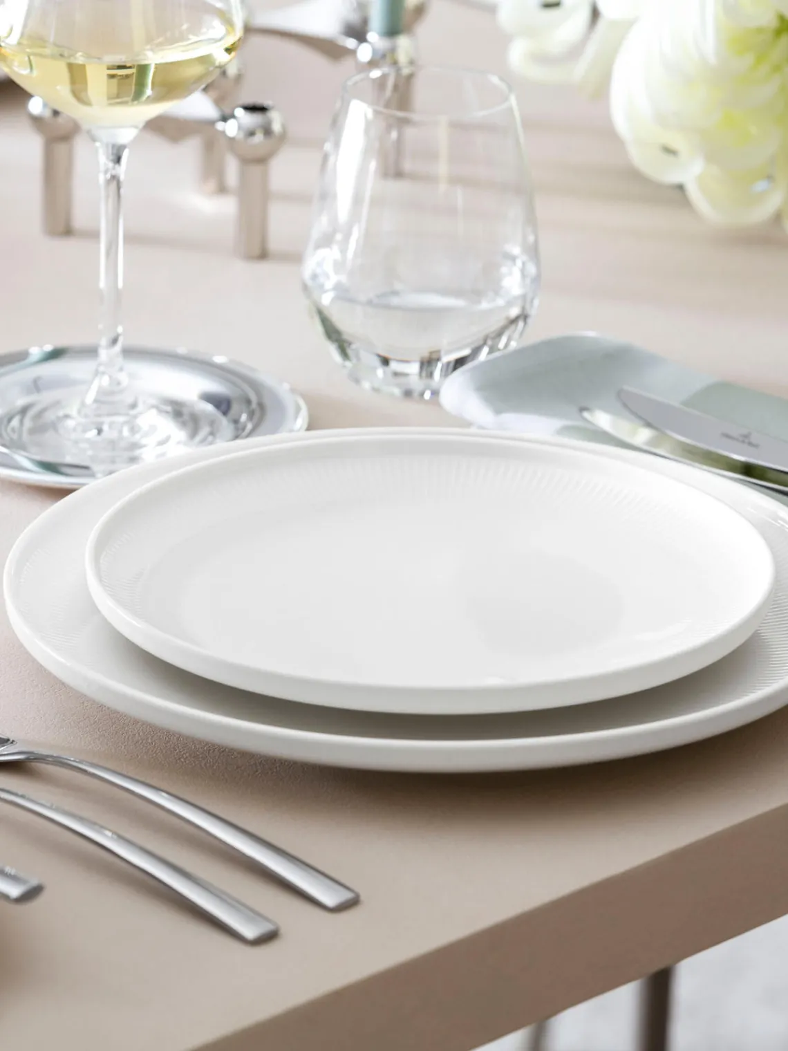 New Villeroy & Boch Assiette à dessert en porcelaine Afina
