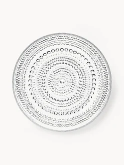 Sale iittala Assiette à dessert en verre Kastehelmi Transparent