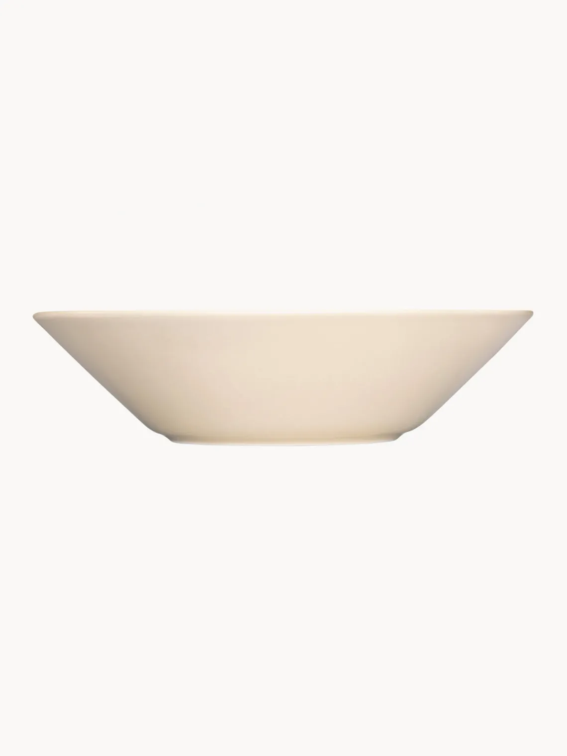 New iittala Assiette creuse en porcelaine Teema Blanc crème
