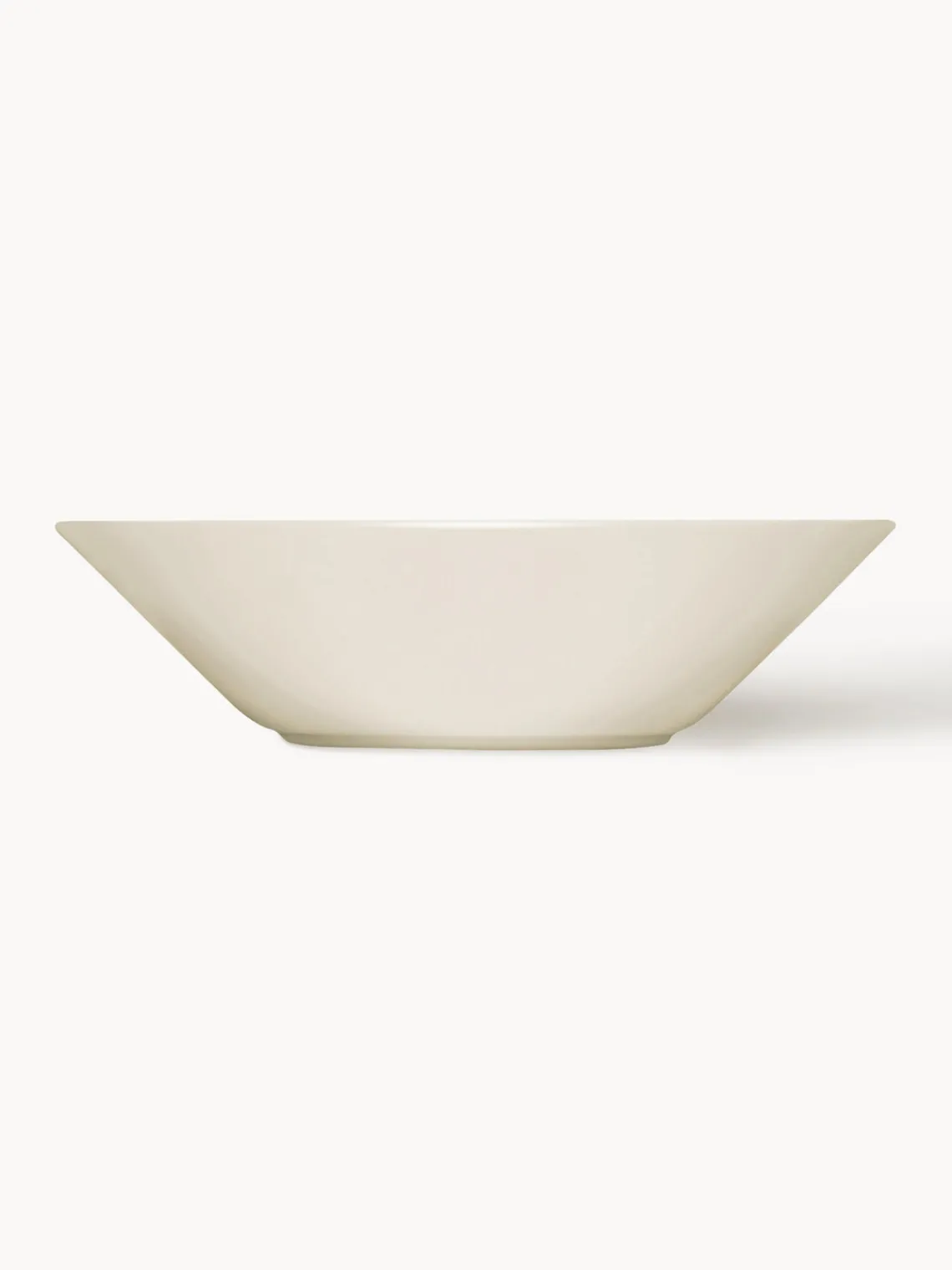 New iittala Assiette creuse en porcelaine Teema Blanc cassé