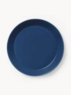 Hot iittala Assiette plate en porcelaine Teema Bleu foncé