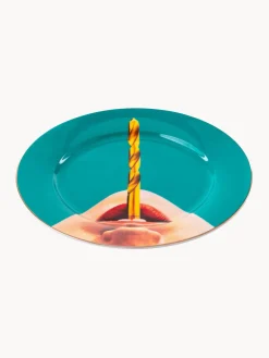 Best SELETTI Assiette plate en porcelaine Drill