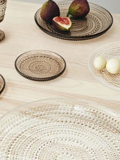 New iittala Assiette plate en verre Kastehelmi Transparent