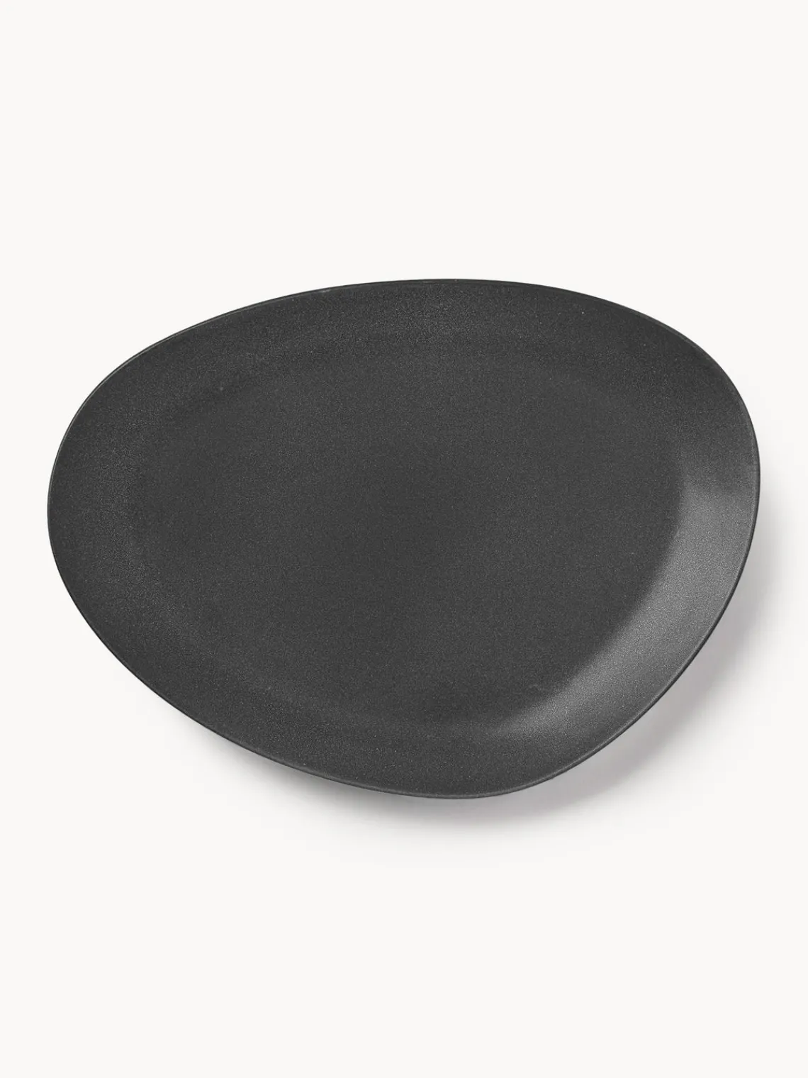 Hot Broste Copenhagen Assiette plate fait à la main de forme organique Limfjord