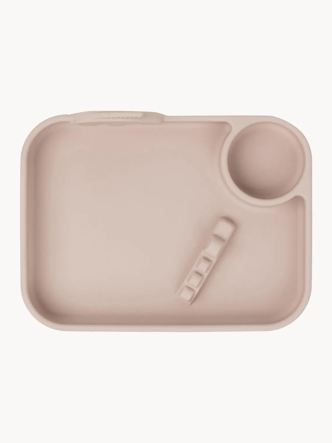 Clearance Done by Deer Assiette pour enfants Peekaboo Rose pâle