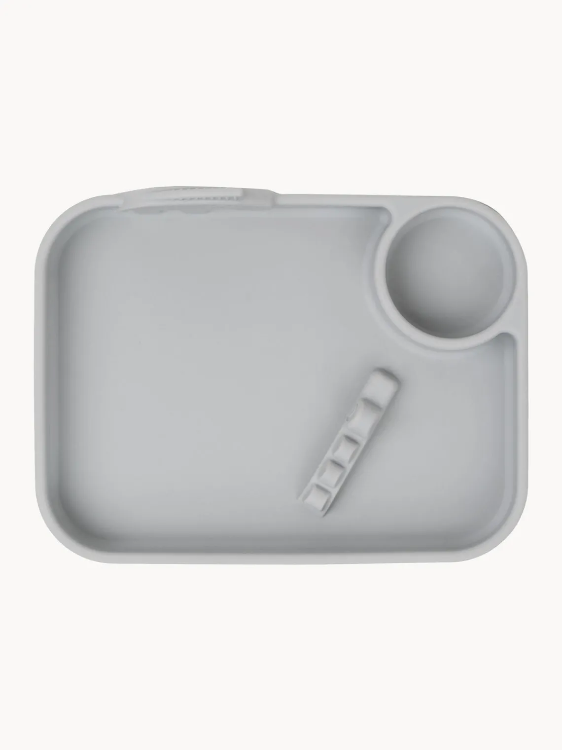 Discount Done by Deer Assiette pour enfants Peekaboo Gris clair