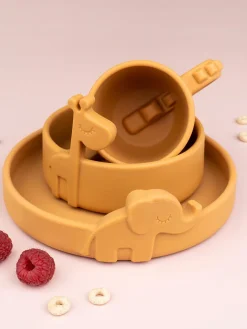 Online Done by Deer Assiette pour enfants Peekaboo Ocre