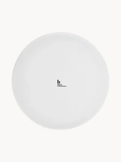 Fashion Broste Copenhagen Assiettes à dessert artisanales en porcelaine Salt, 4 pièces