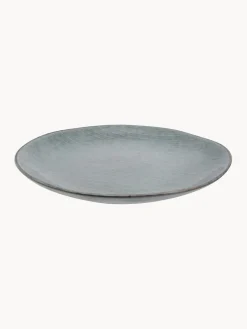 Discount Broste Copenhagen Assiettes à dessert artisanales Nordic Sea, 4 pièces Gris-bleu, chiné