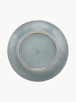 Discount Broste Copenhagen Assiettes à dessert artisanales Nordic Sea, 4 pièces Gris-bleu, chiné