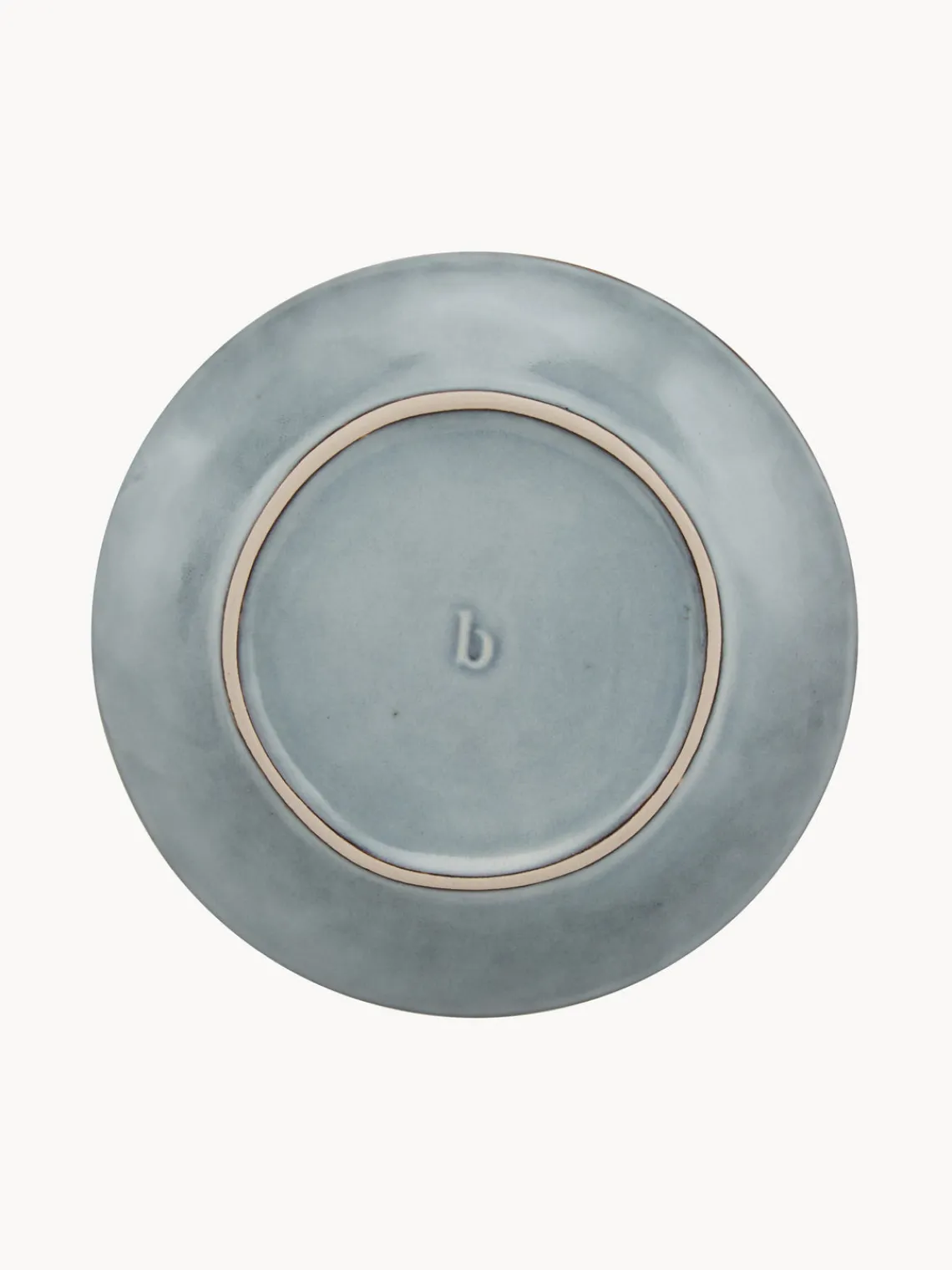 Discount Broste Copenhagen Assiettes à dessert artisanales Nordic Sea, 4 pièces Gris-bleu, chiné