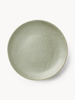 Discount Broste Copenhagen Assiettes à dessert artisanales Nordic Marsh, 4 pièces Vert sauge, chiné