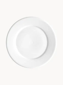 Fashion Meissen Assiettes à dessert artisanales en porcelaine Vitruv, 2 pièces Blanc