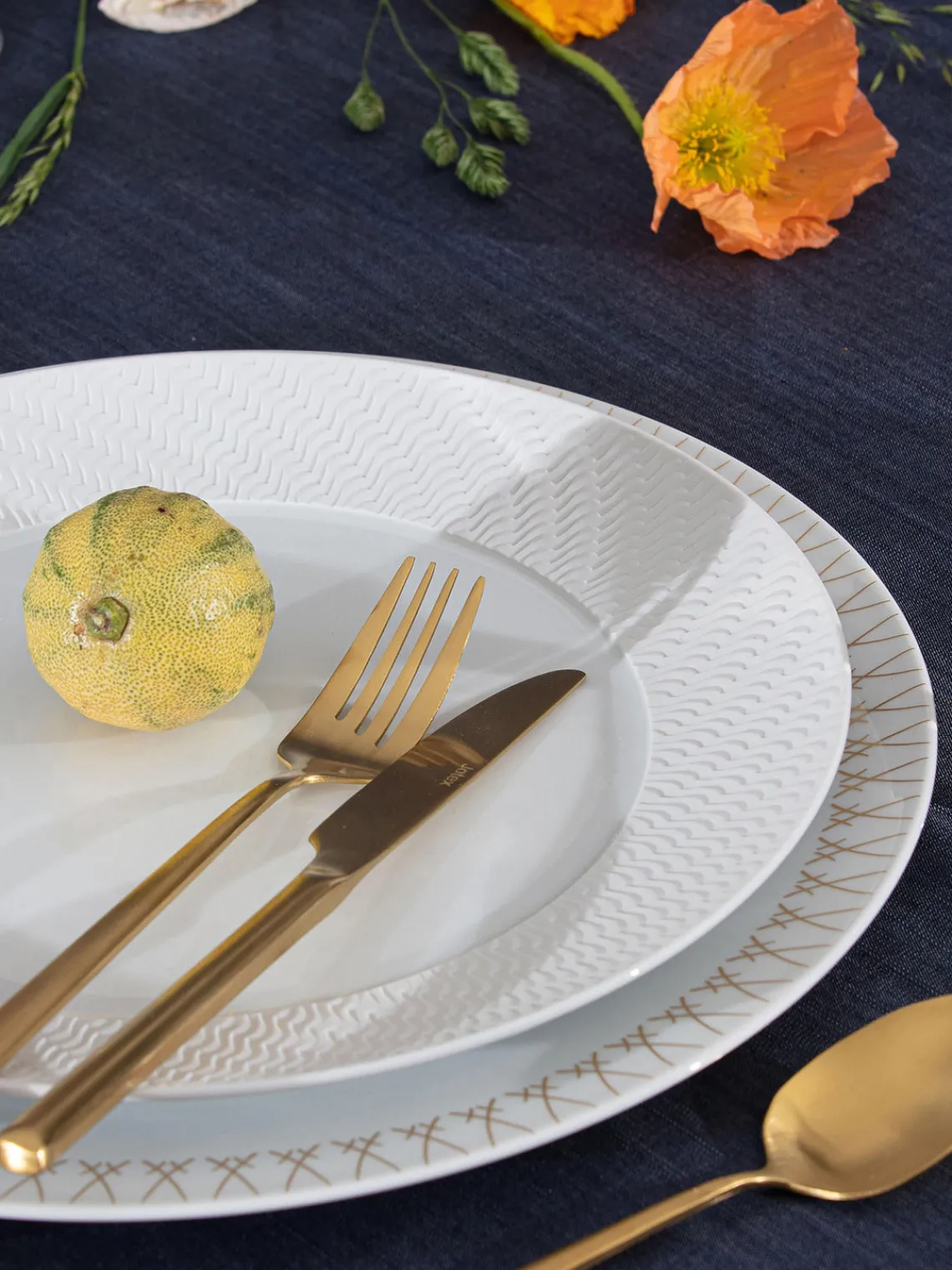New Meissen Assiettes à dessert artisanales en porcelaine No. 41, 2 pièces