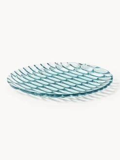 Best Kartell Assiettes à dessert avec motif texturé Jellies, 4 pièces Bleu ciel