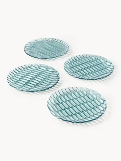 Best Kartell Assiettes à dessert avec motif texturé Jellies, 4 pièces Bleu ciel